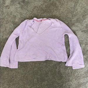 Free People Knit V-Neck Sweater